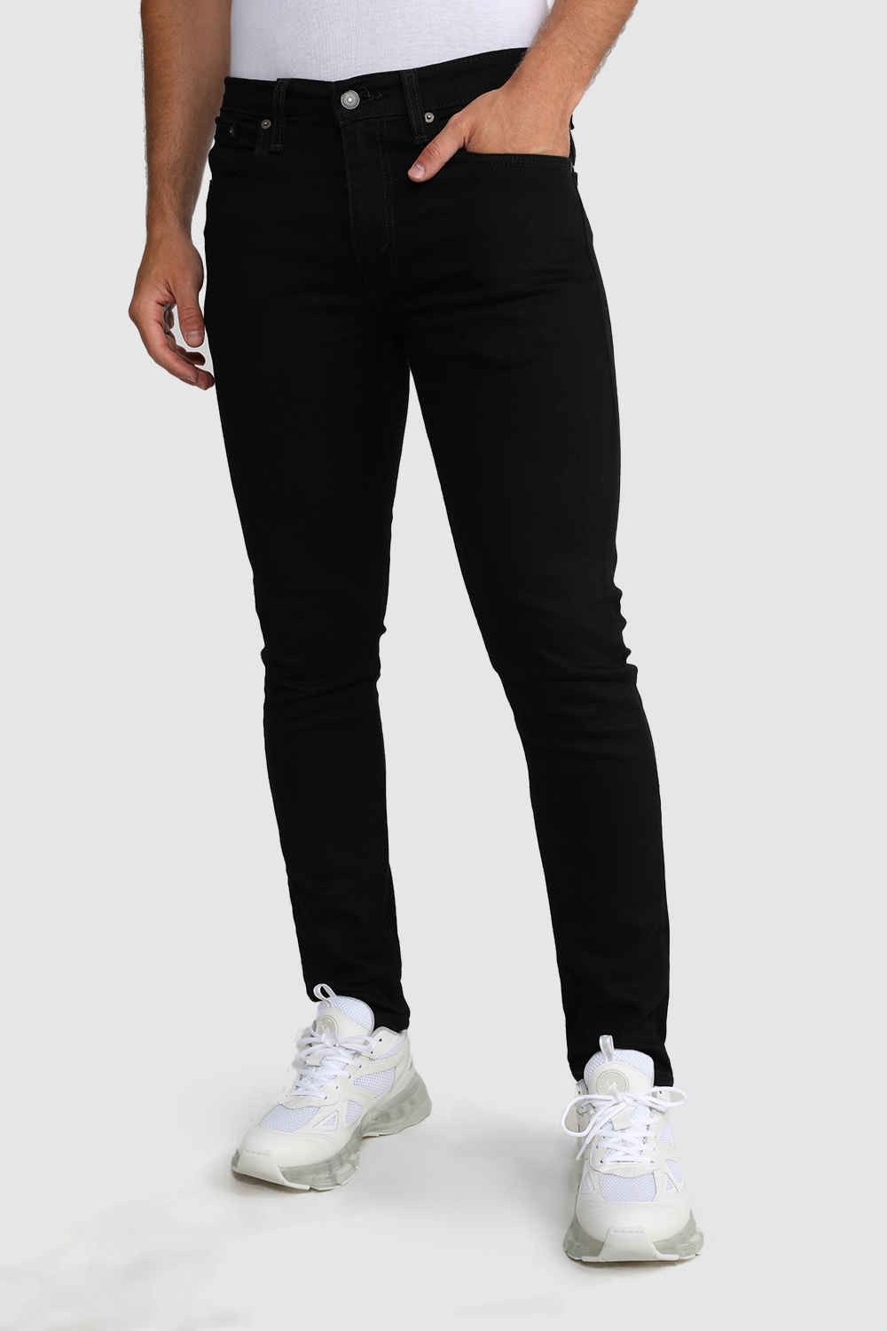 תמונת דוגמן קידמית של מכנסי ג`ינס טאפר 512