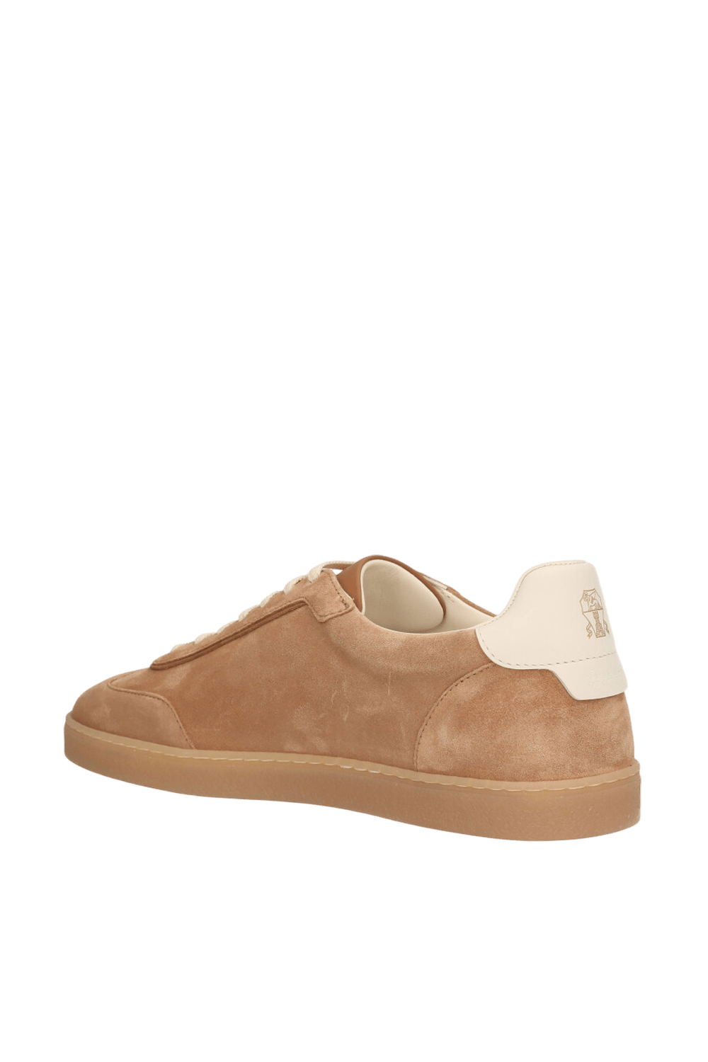 תמונה אחורית של נעלי סניקרס זמש