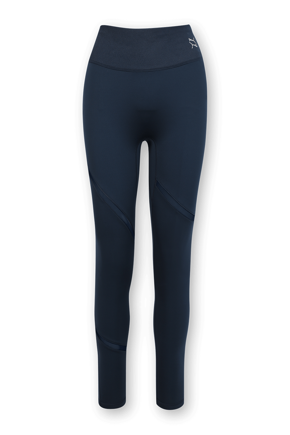 תמונה קידמית של Exhale Mesh Curve Training Leggings in Blue