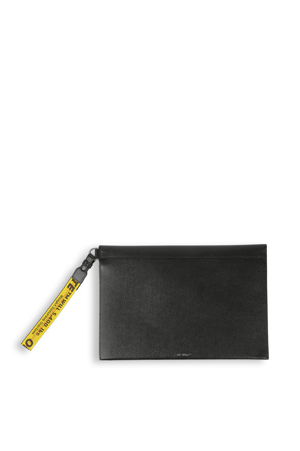 תמונת תקריב של תיק קלאץ' בהדפס פסים אלכסוני