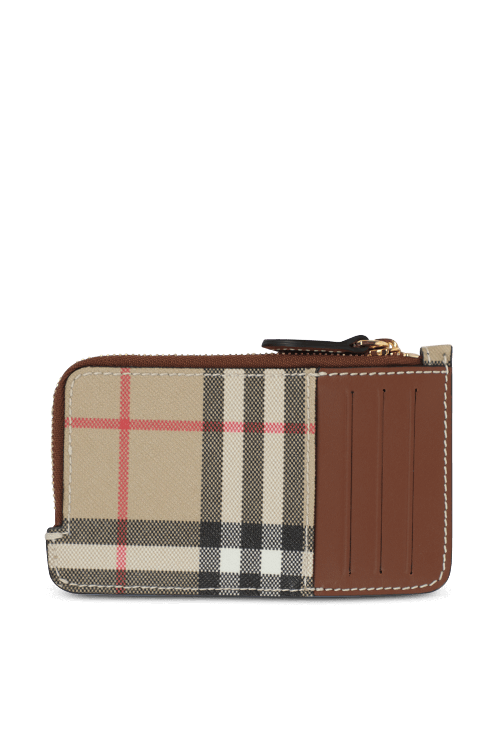 תמונה אחורית של ארנק כרטיסים עם רוכסן