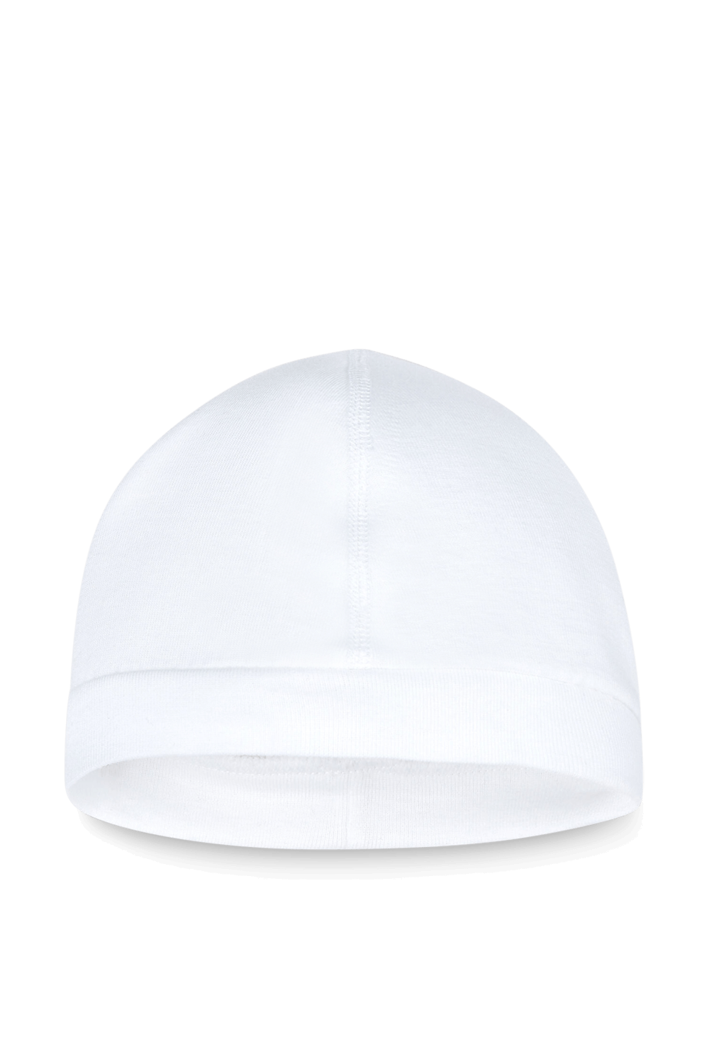 תמונה קידמית של כובע כותנה לבן