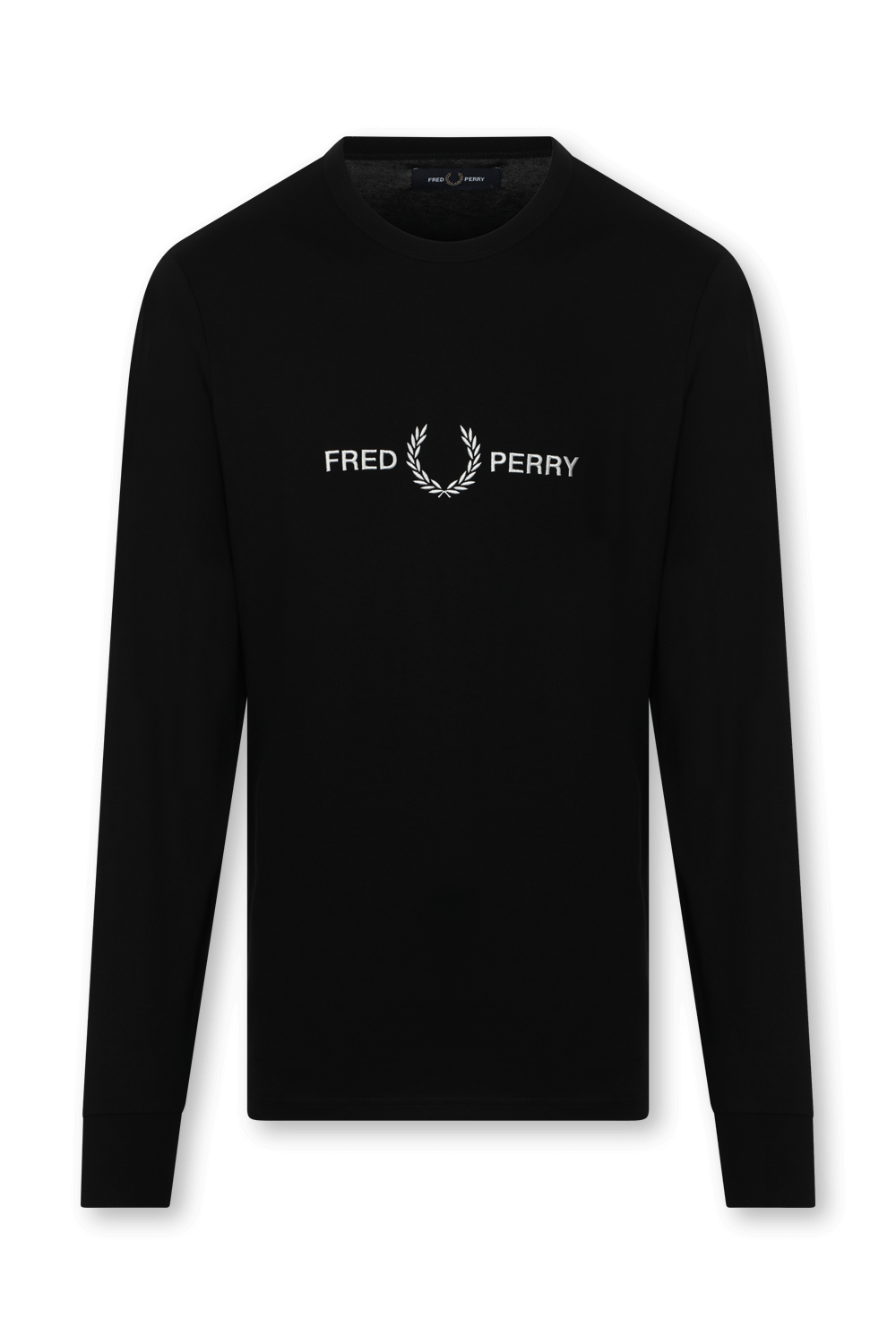 תמונה קידמית של חולצת טי ארוכה עם רקמה