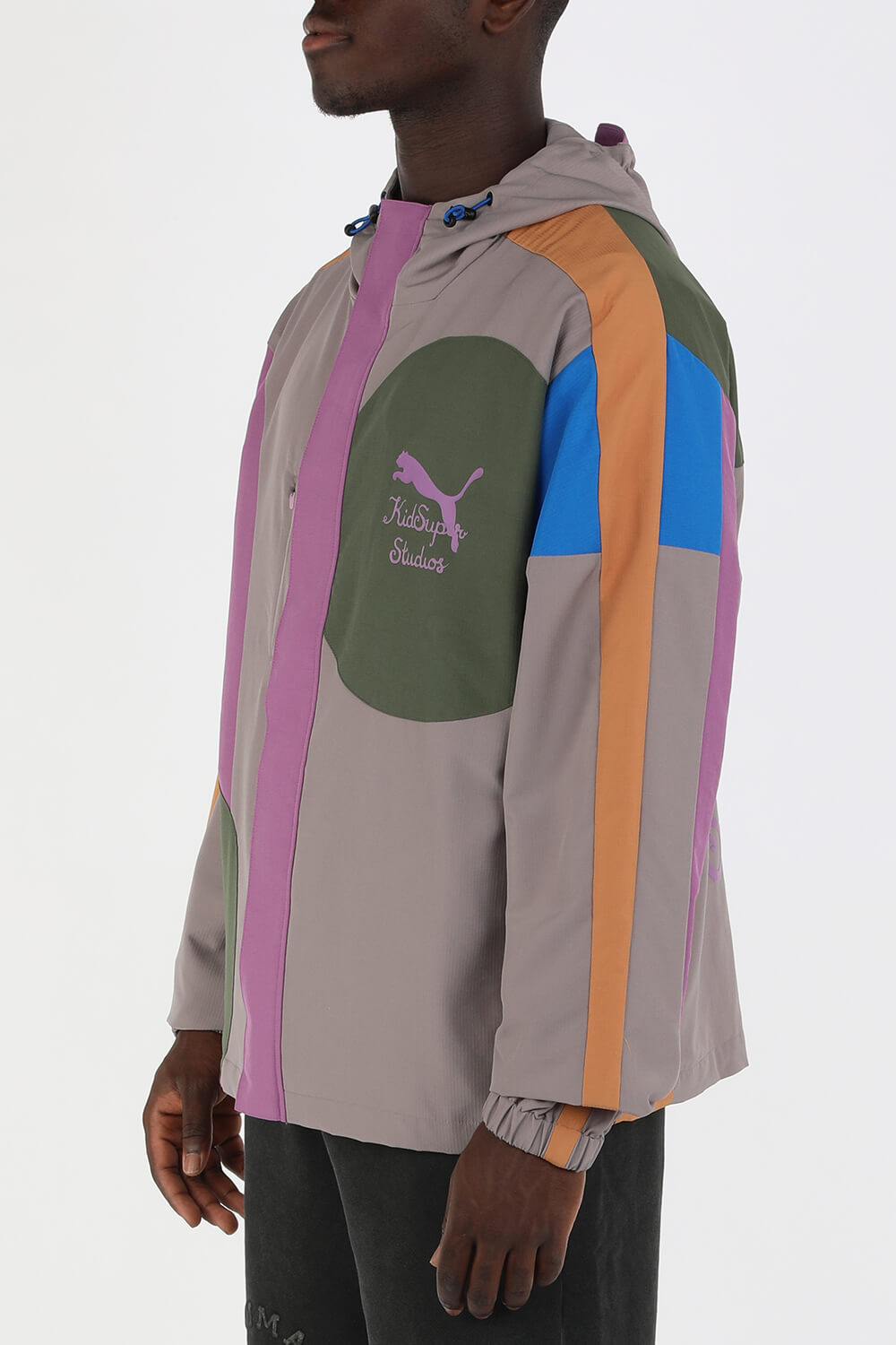 PUMA x KidSuper Lightweight Jacket in Multicolor PUMA