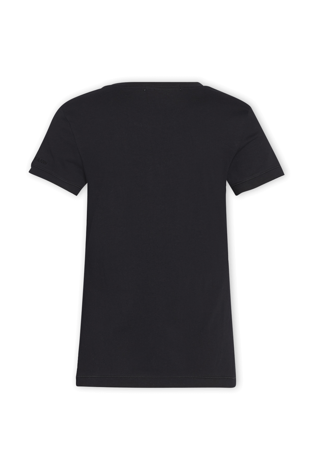 תמונה אחורית של Slim Organic Cotton Tee in Black