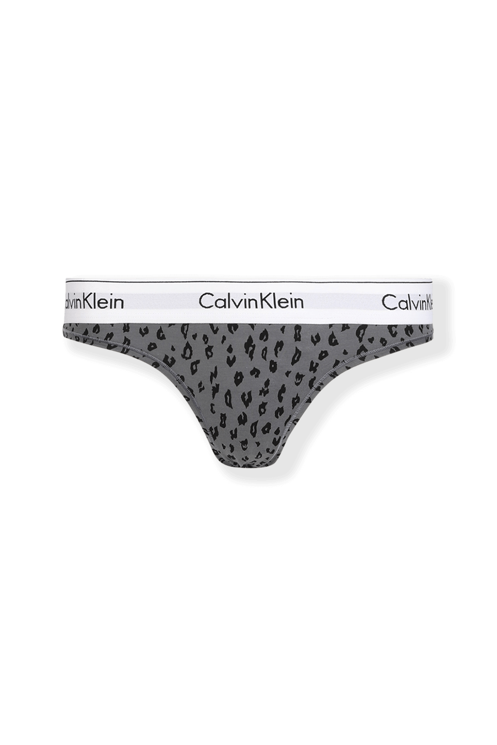 Cheetah Savannah Thong in Grey CALVIN KLEIN