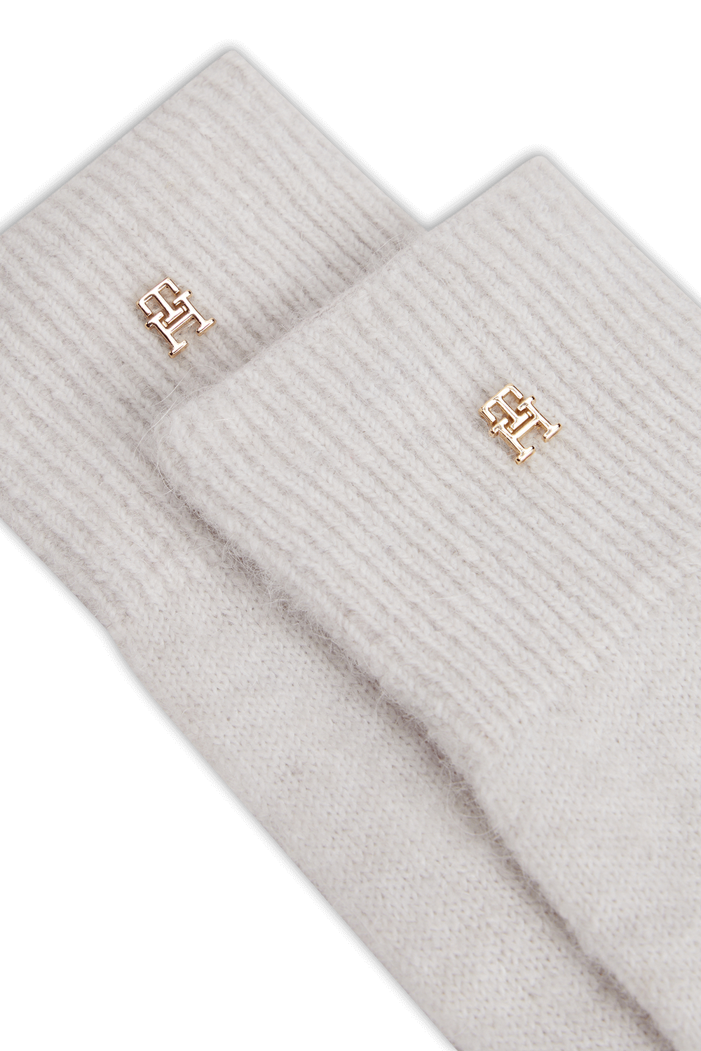 תמונה אחורית של כפפות סריג