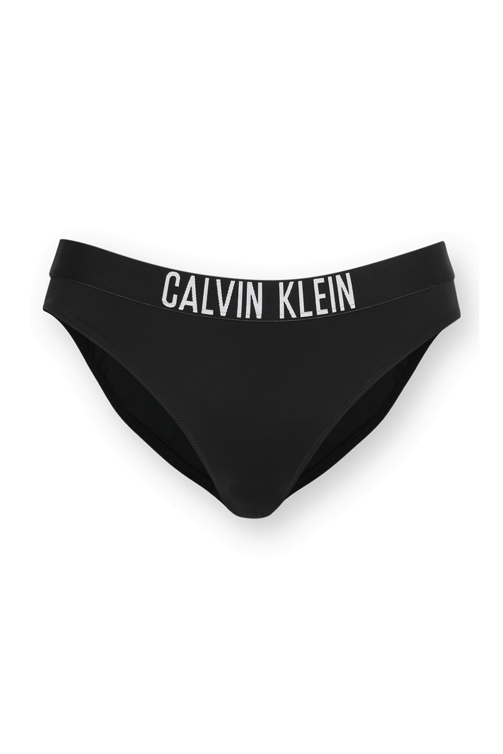 Classic Logo Bikini Bottom in Black and White CALVIN KLEIN