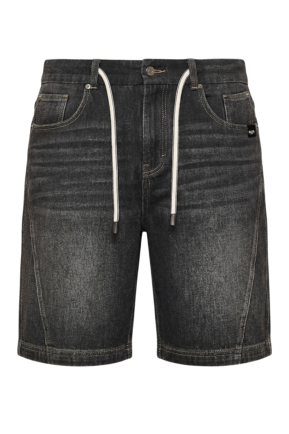 תמונה קידמית של מכנסי ג'ינס ברמודה