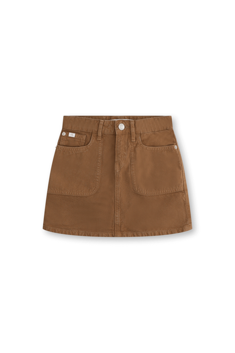 תמונה קידמית של חצאית קצרה מכותנה - גילאי 4-16 שנים