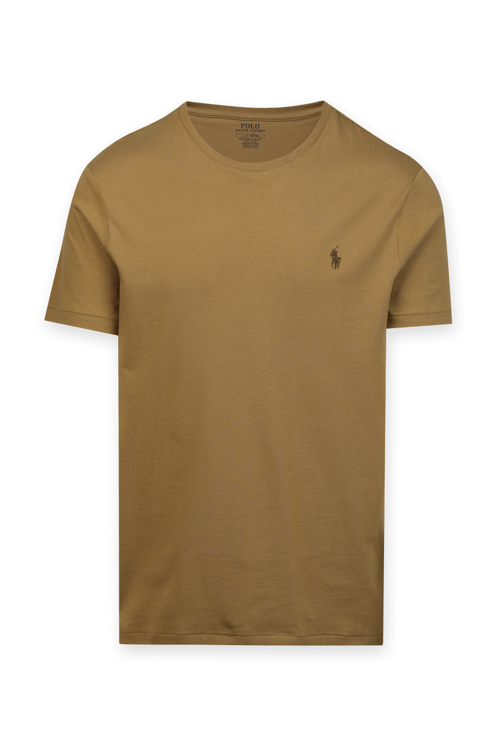 תמונה קידמית של Slim Fit Logo Tee in Brown
