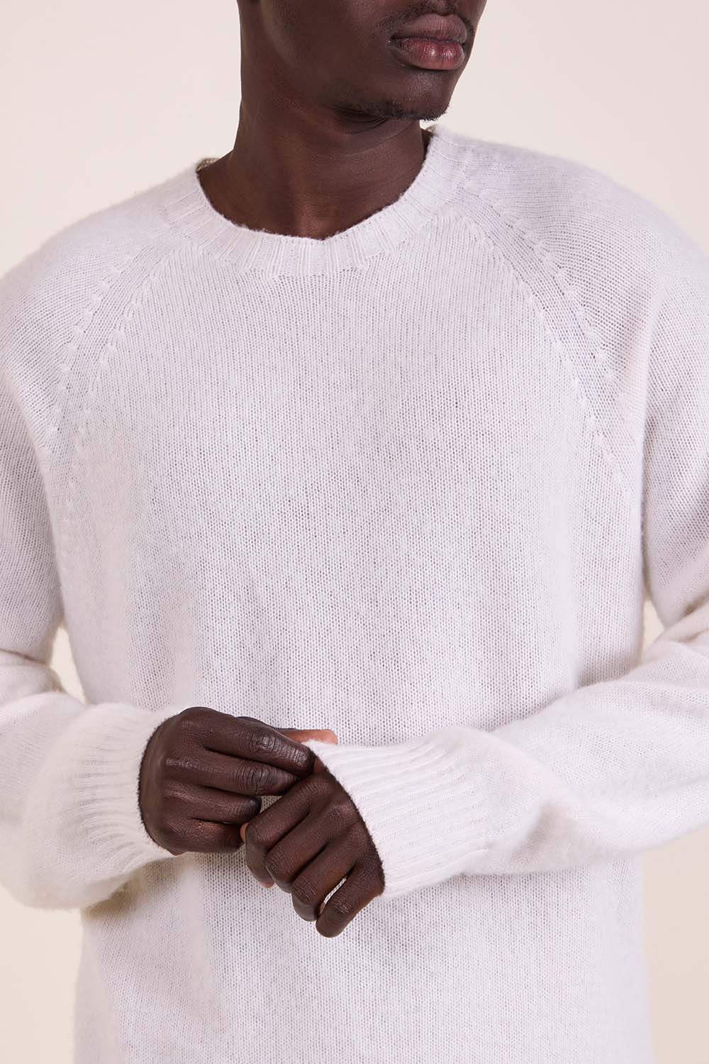 תמונת תקריב דוגמן של סריג קשמיר