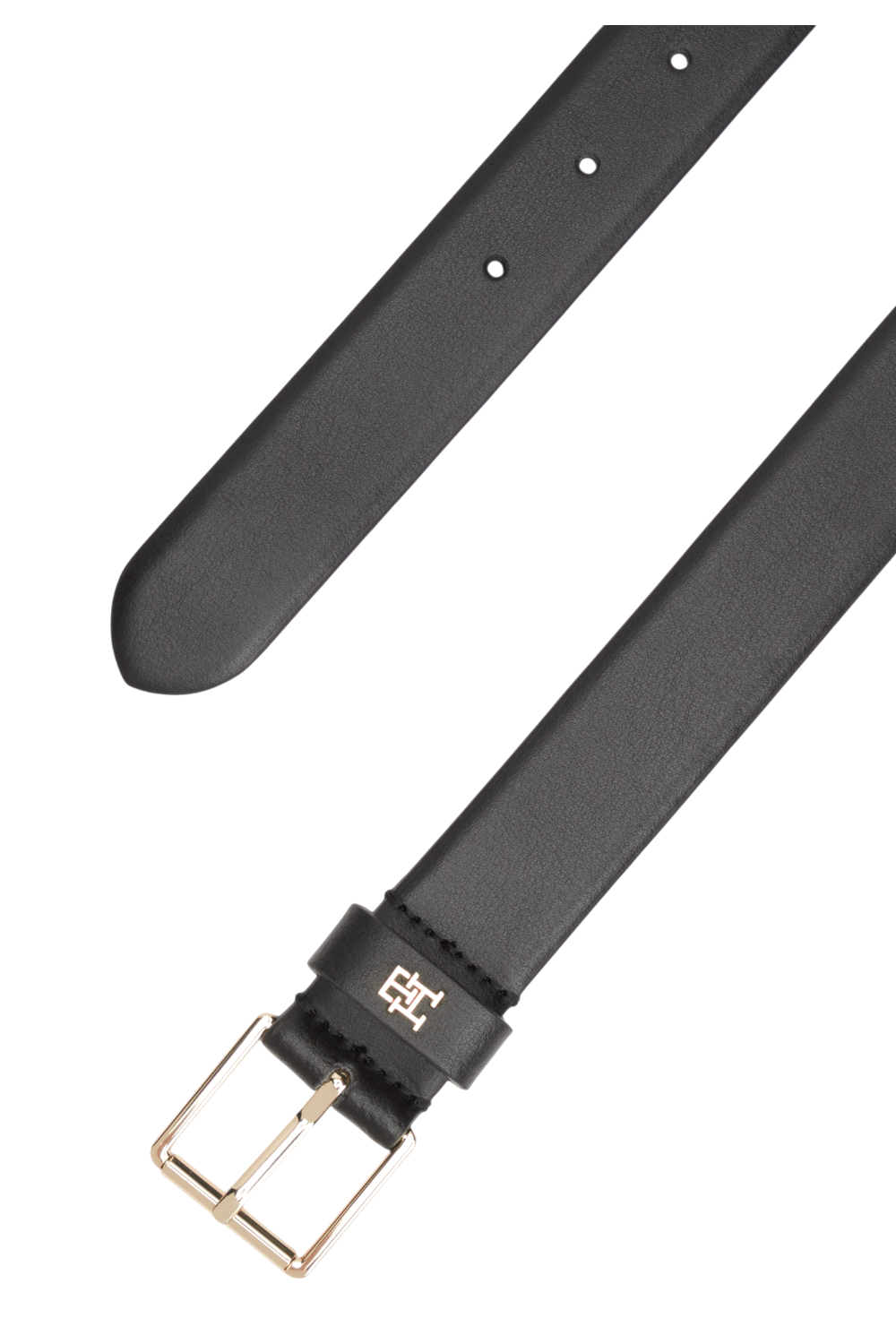 תמונת תקריב של חגורת עור