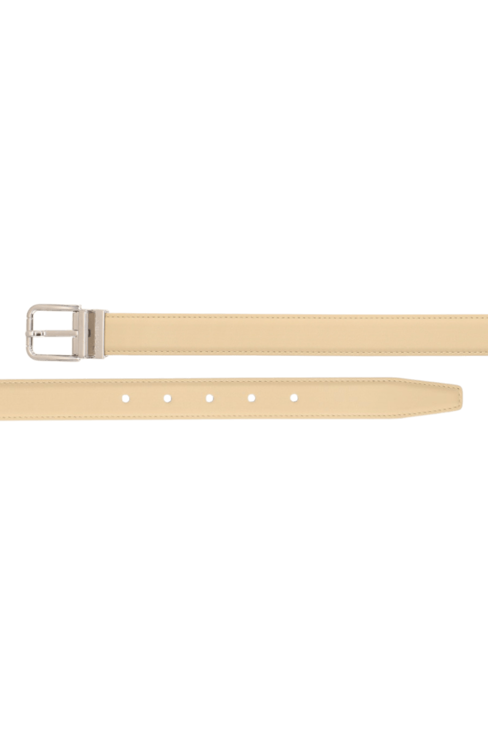 תמונה אחורית של חגורת עור