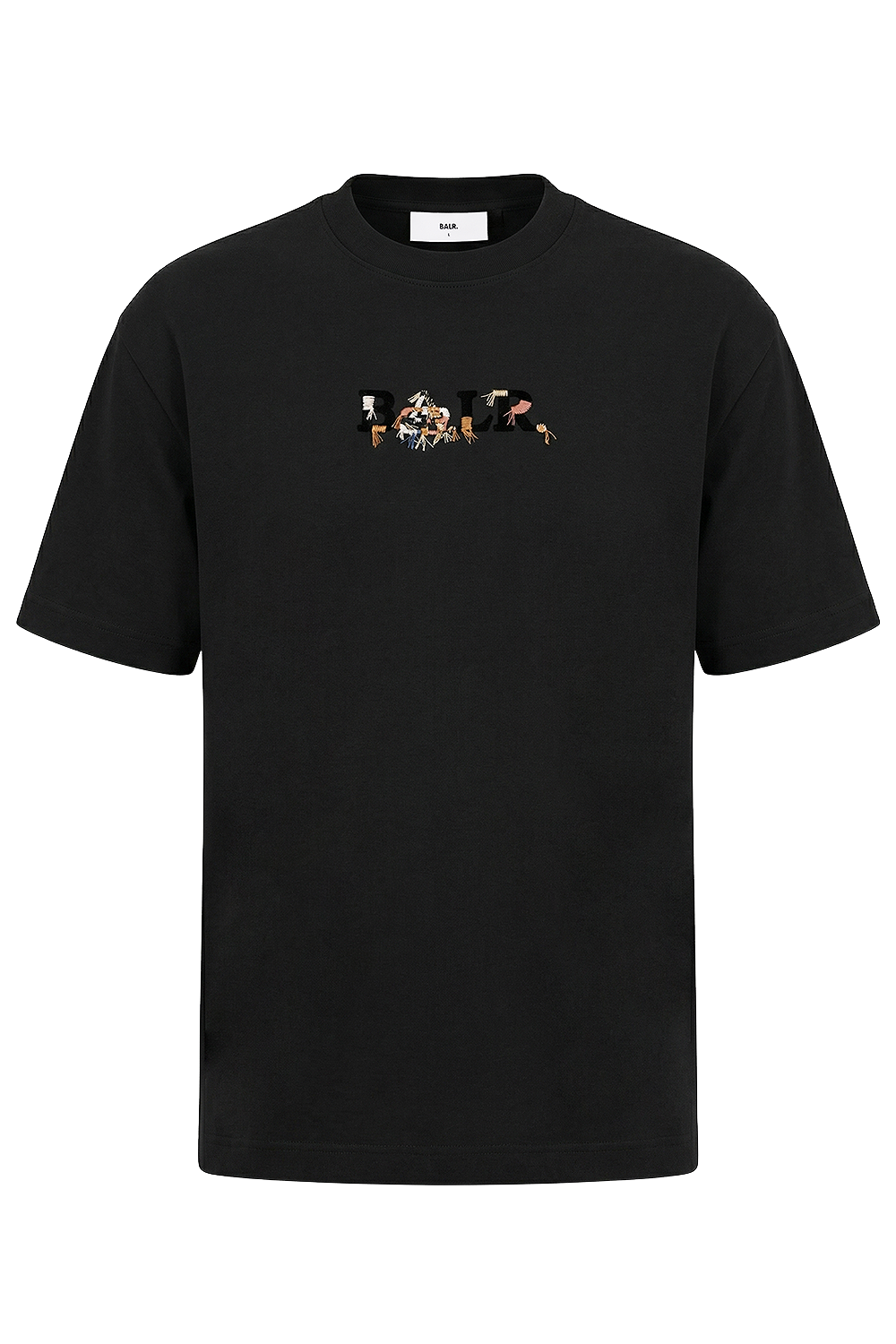 תמונה קידמית של חולצת טי אוברסייז