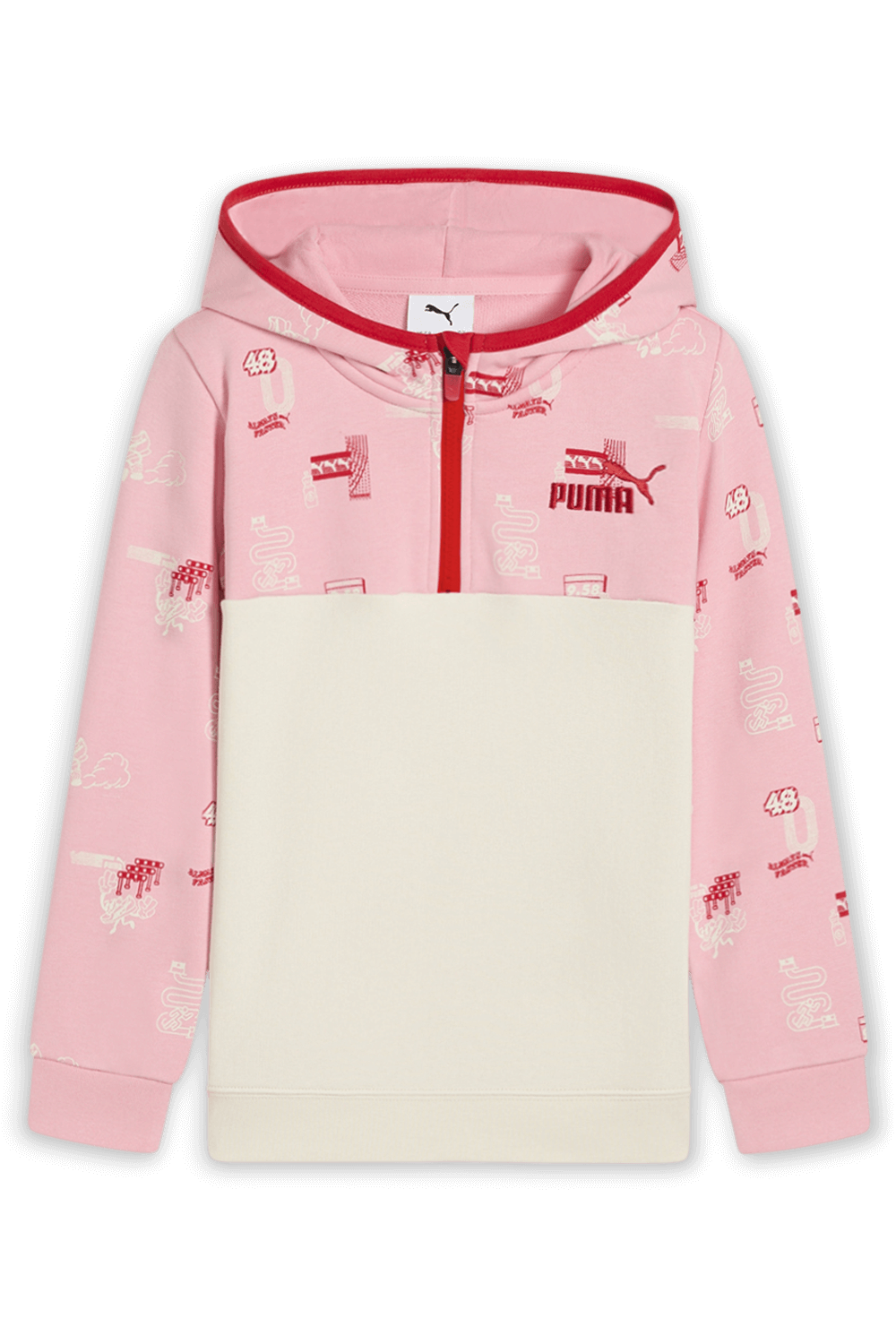 תמונה קידמית של סווטשירט קפוצ'ון