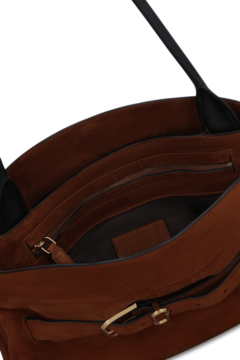 תמונת פנים של תיק כתף דקוטה זמש