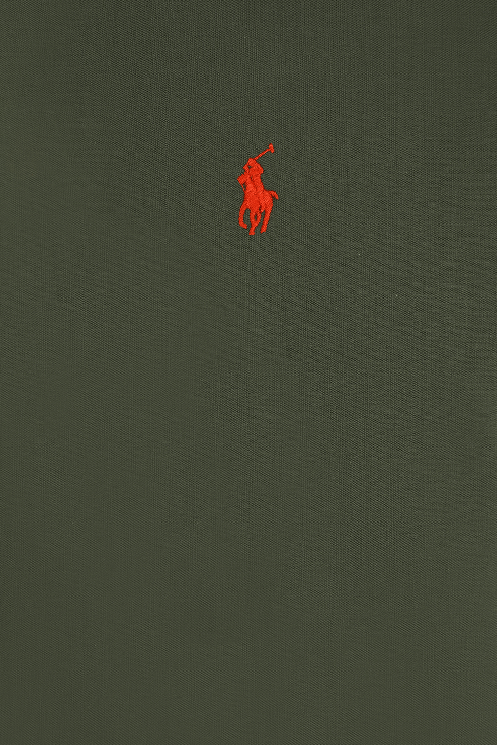 תמונה אחורית של חולצה מכופתרת ישרה מכונת פופלין