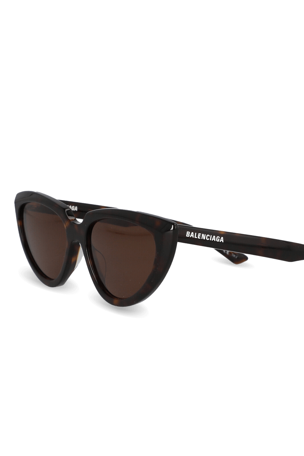 תמונת תקריב של משקפי שמש עם מסגרת פרפר