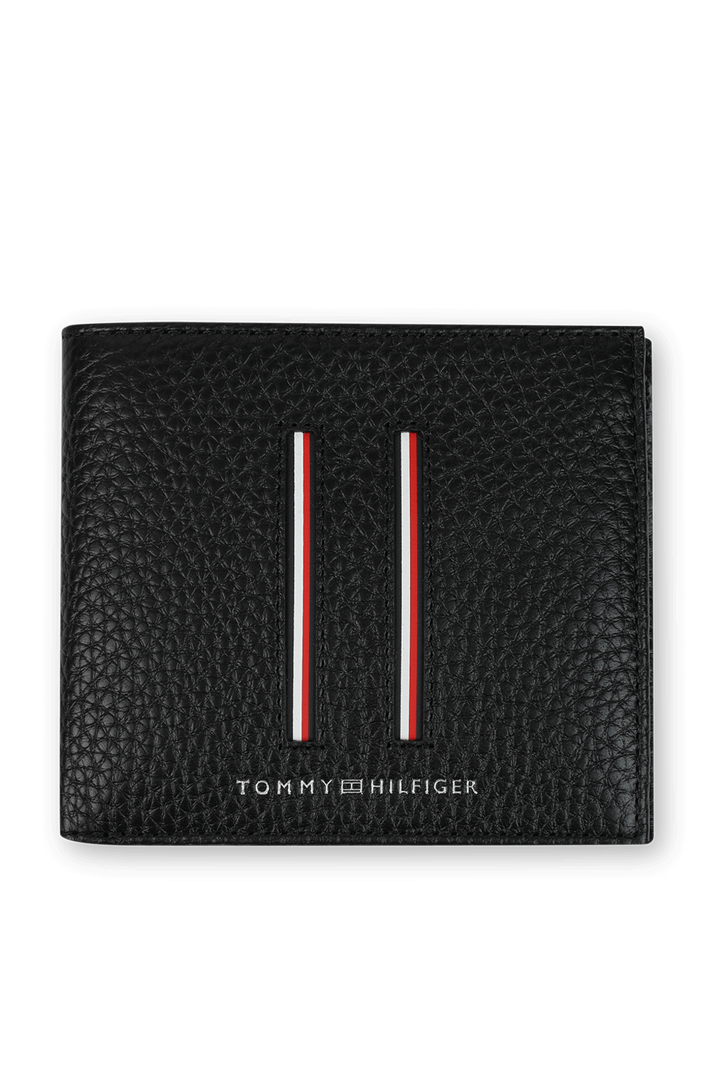 Downtown Leather Wallet In Black TOMMY HILFIGER