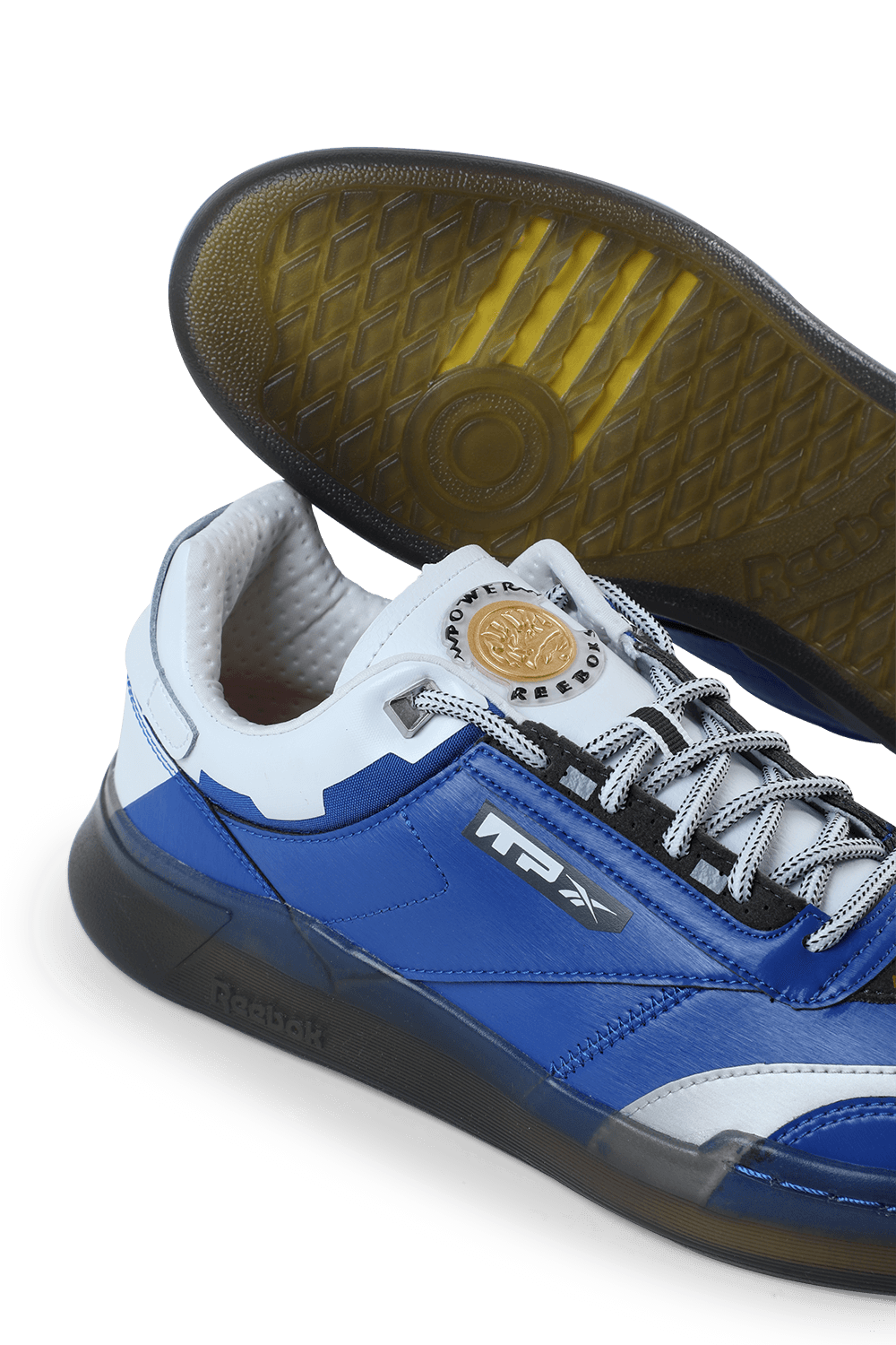 תמונת פנים של Reebok X Power Rangers Club C in Blue 