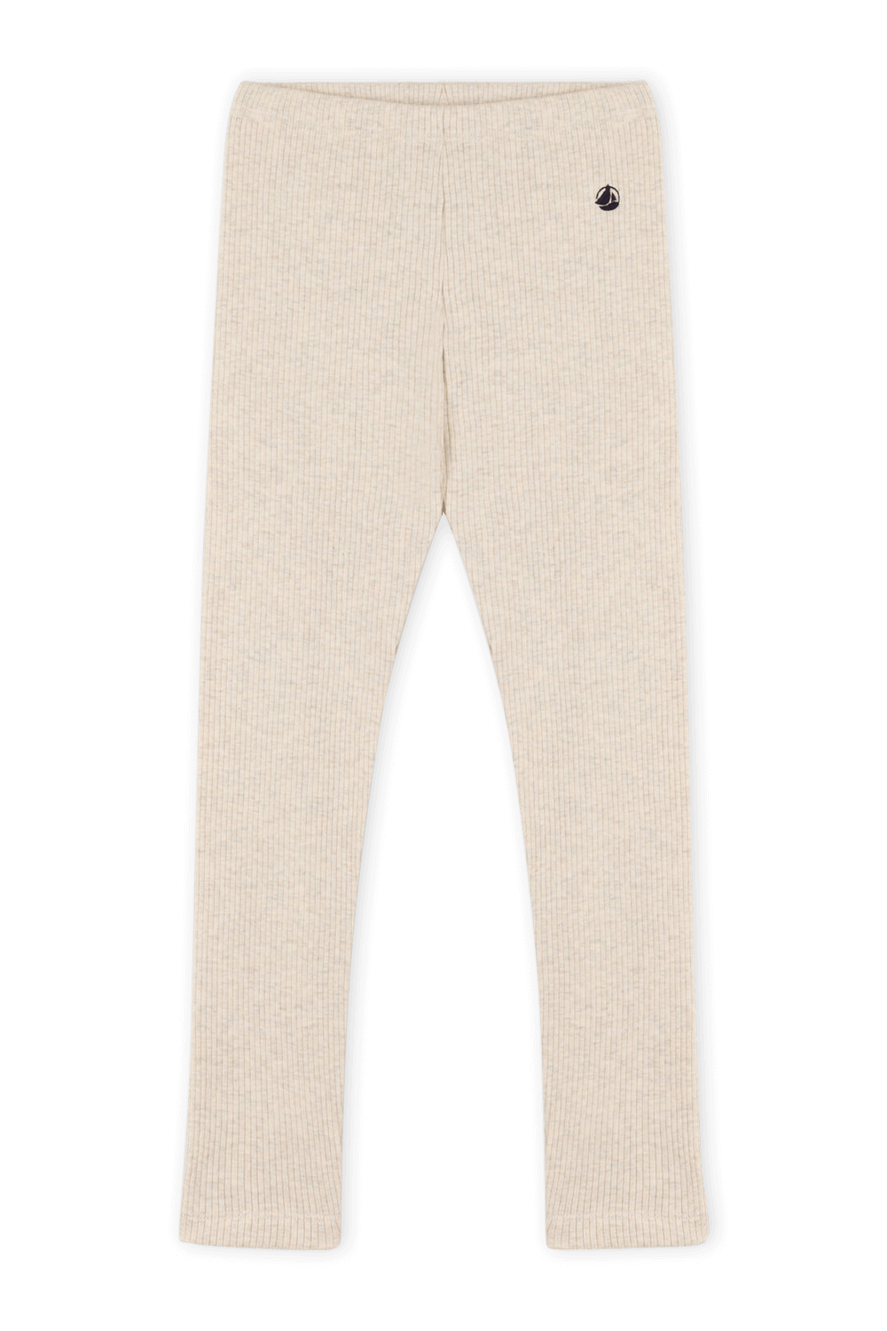 תמונה קידמית של מכנסי טייץ בסריגת ריב - גילאי 6-12