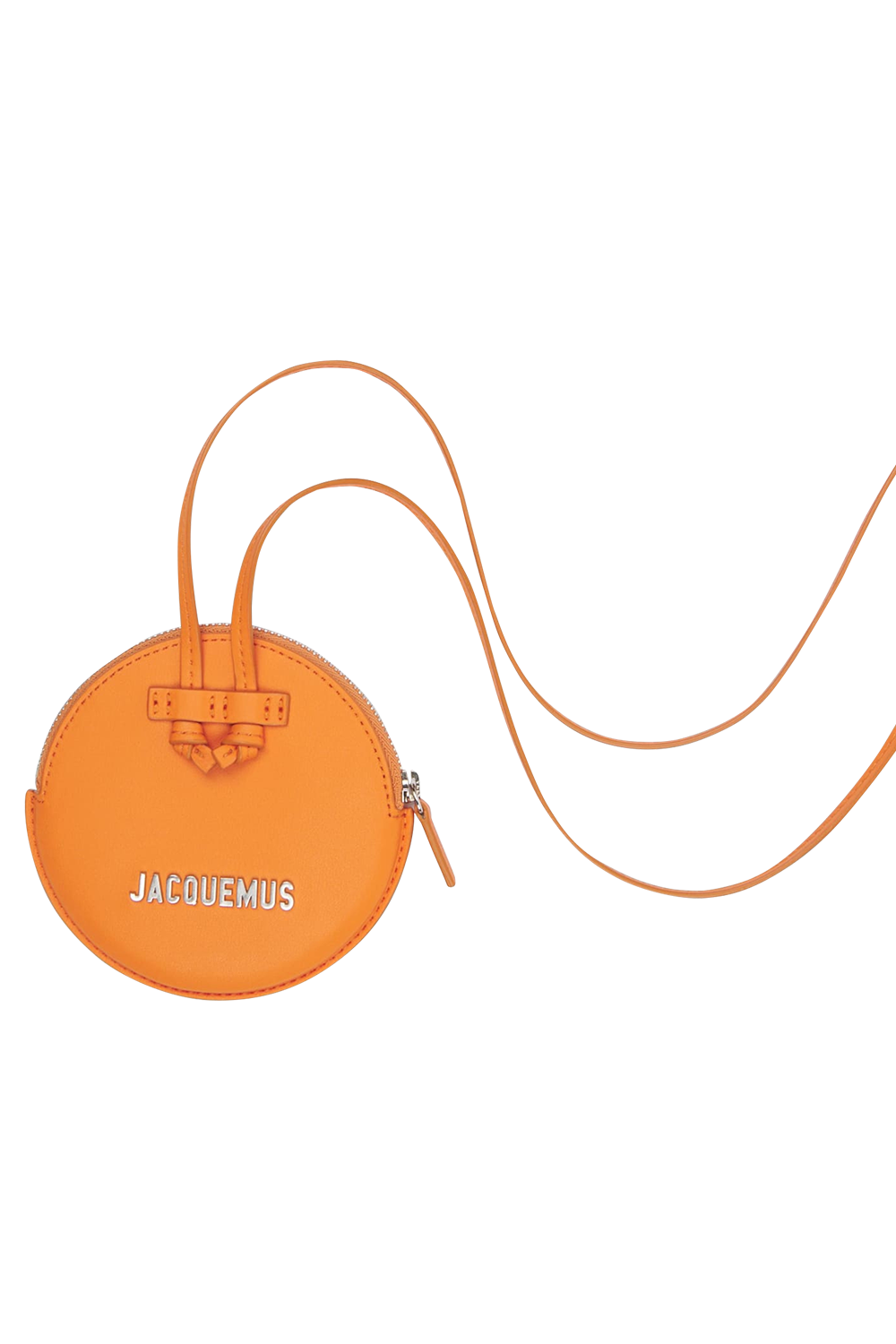 Le Pitchou Mini Leather Bag in Orange JACQUEMUS