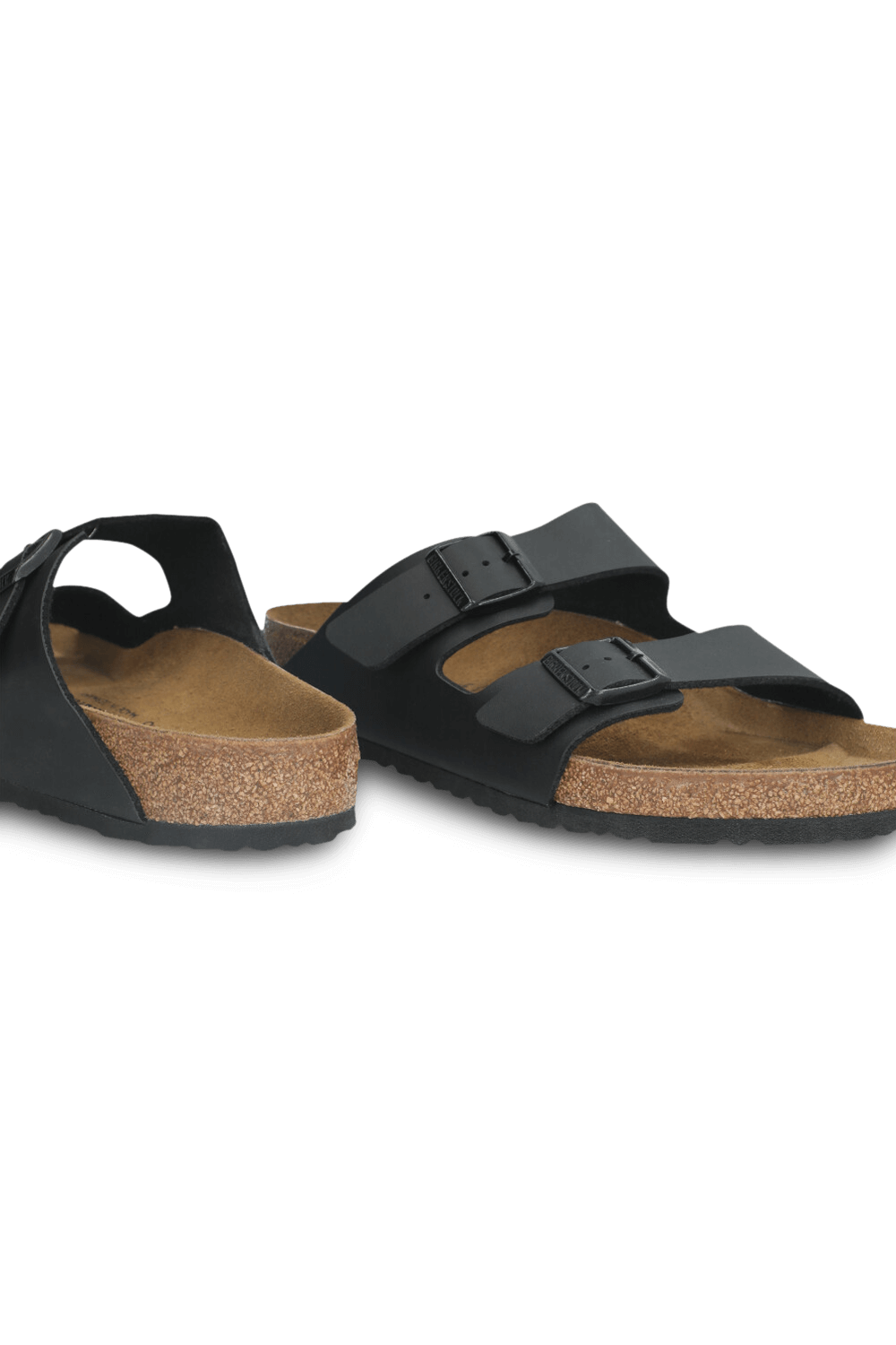 תמונת תקריב של נעלי אריזונה בשחור