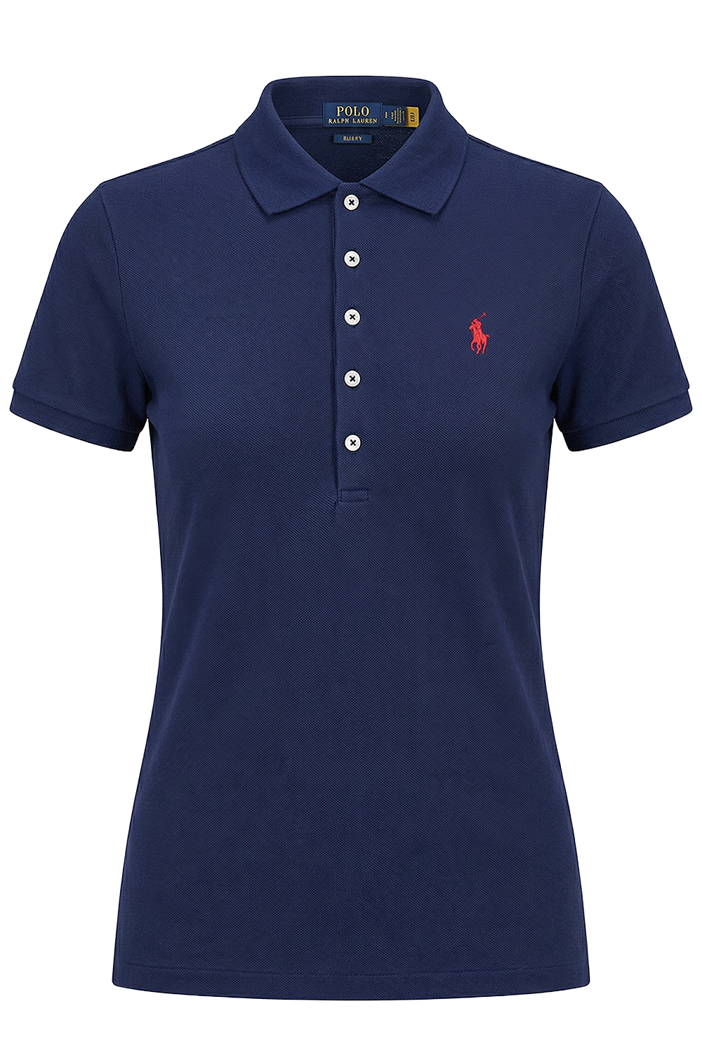 תמונה קידמית של חולצת פולו בגזרה ישרה