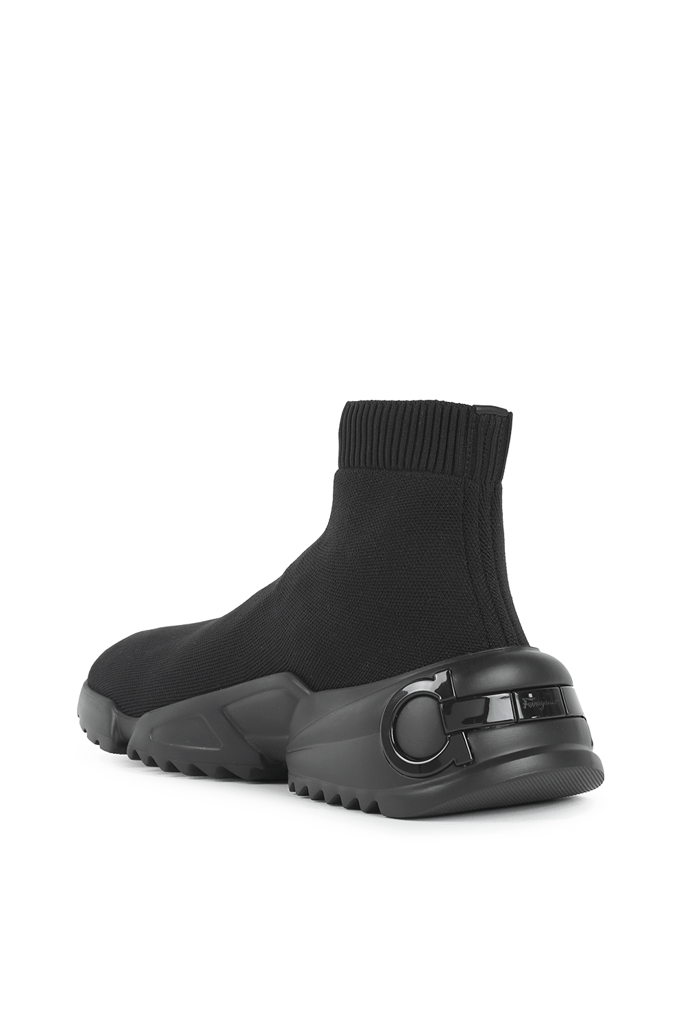 תמונה אחורית של Raquel 2 Sock Sneakers in Black