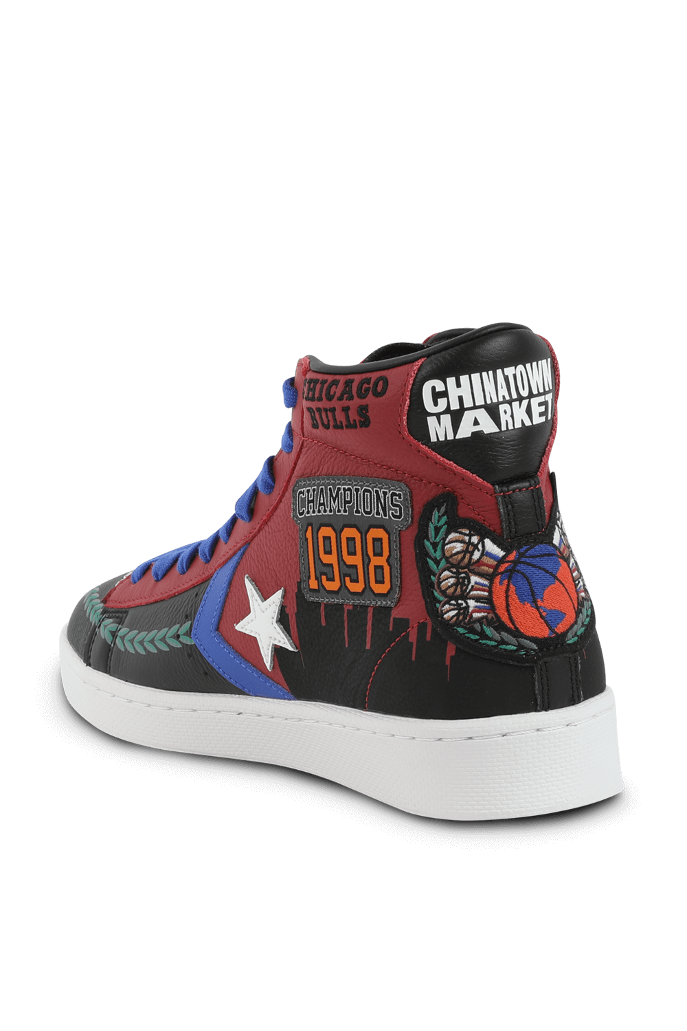 תמונה אחורית של Pro Leather Hi Garnet Black Hyper Sneaker