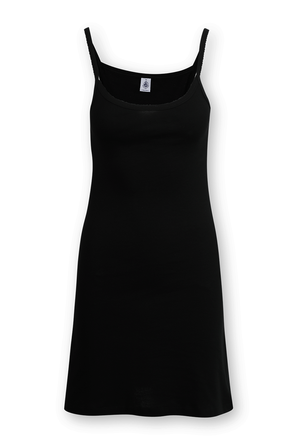 Basic Strappy Dress in Black PETIT BATEAU