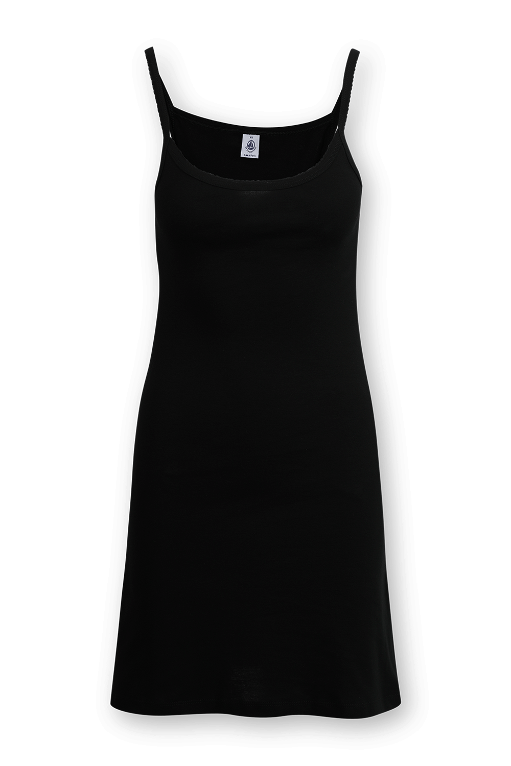 תמונה קידמית של Basic Strappy Dress in Black