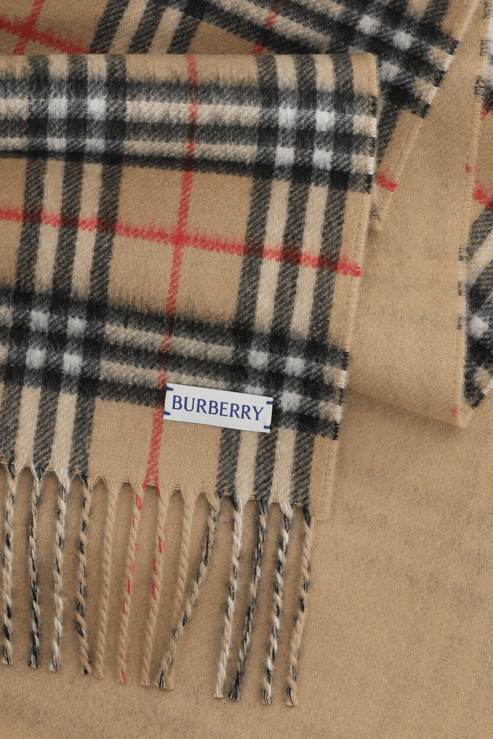 תמונה אחורית של צעיף קשמיר דו צדדי