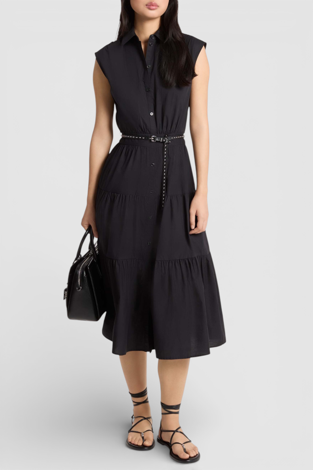 תמונת דוגמן קידמית של שמלת מידי