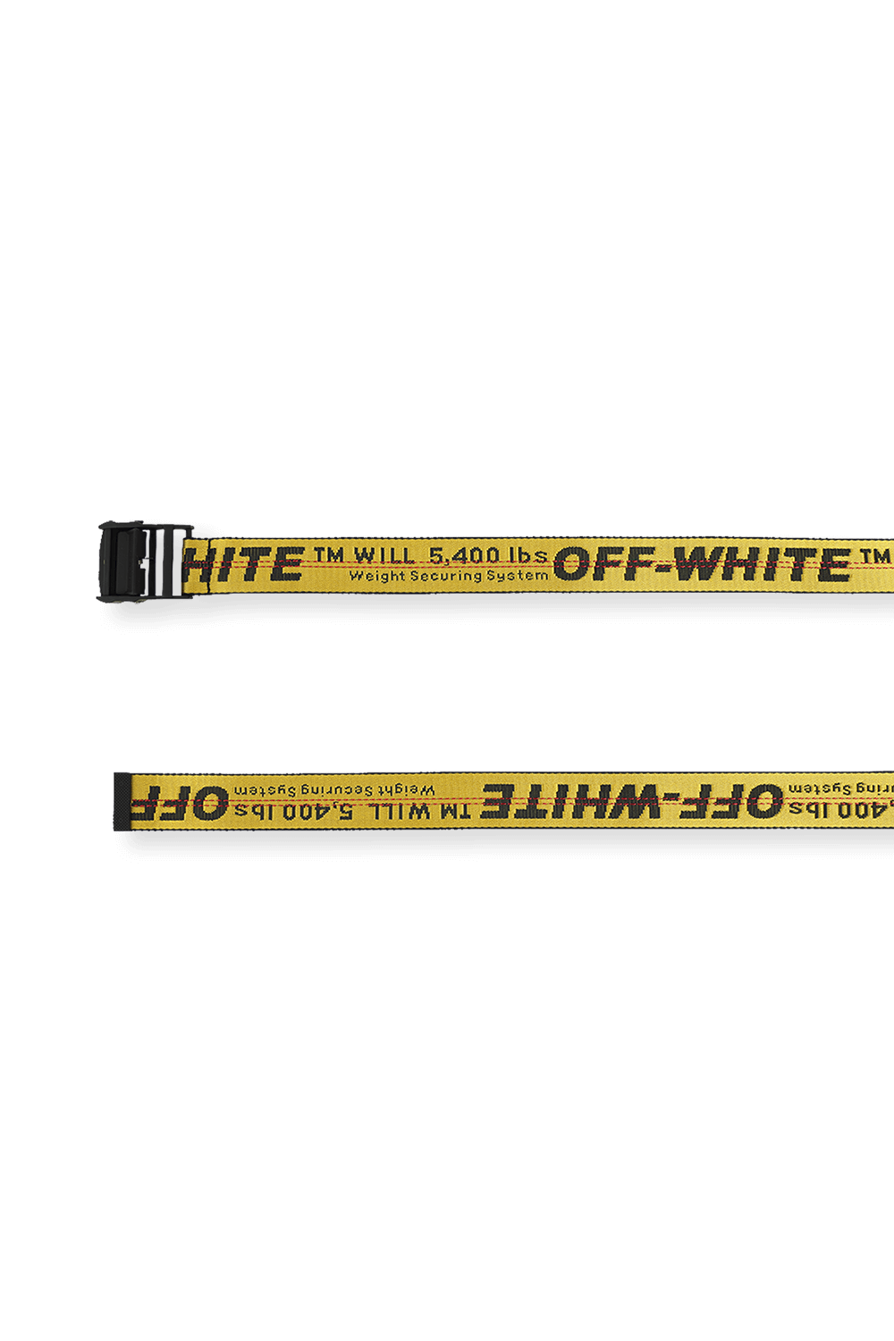 Classic Industrial Belt in Yellow OFF WHITE