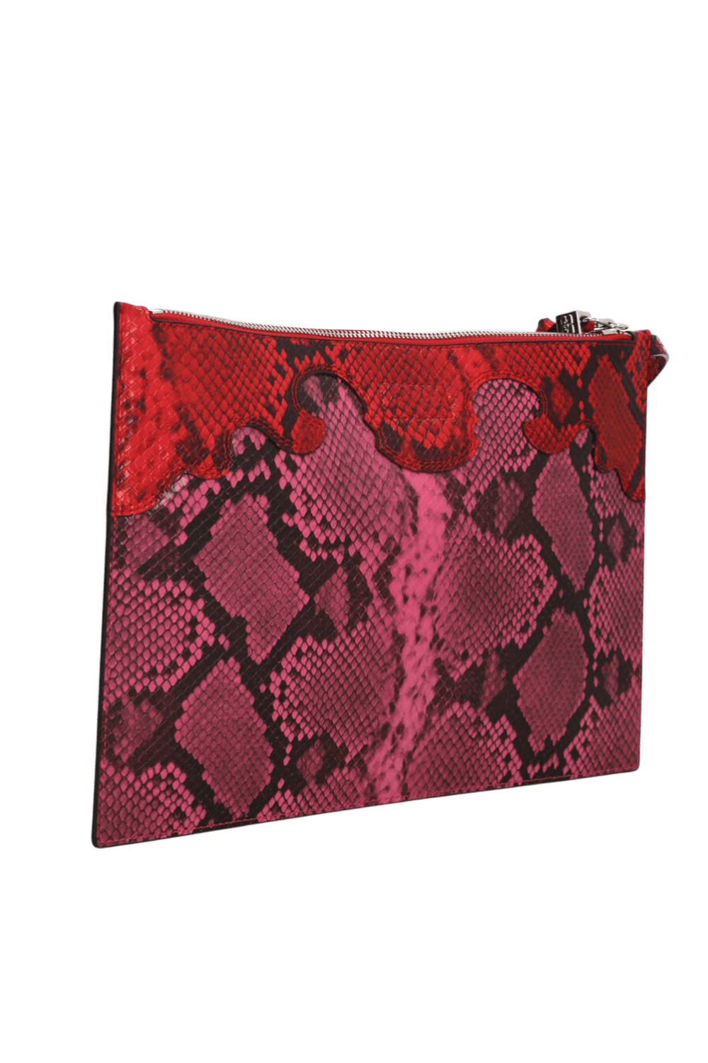 תמונה אחורית של תיק קלאץ' קומפקטי