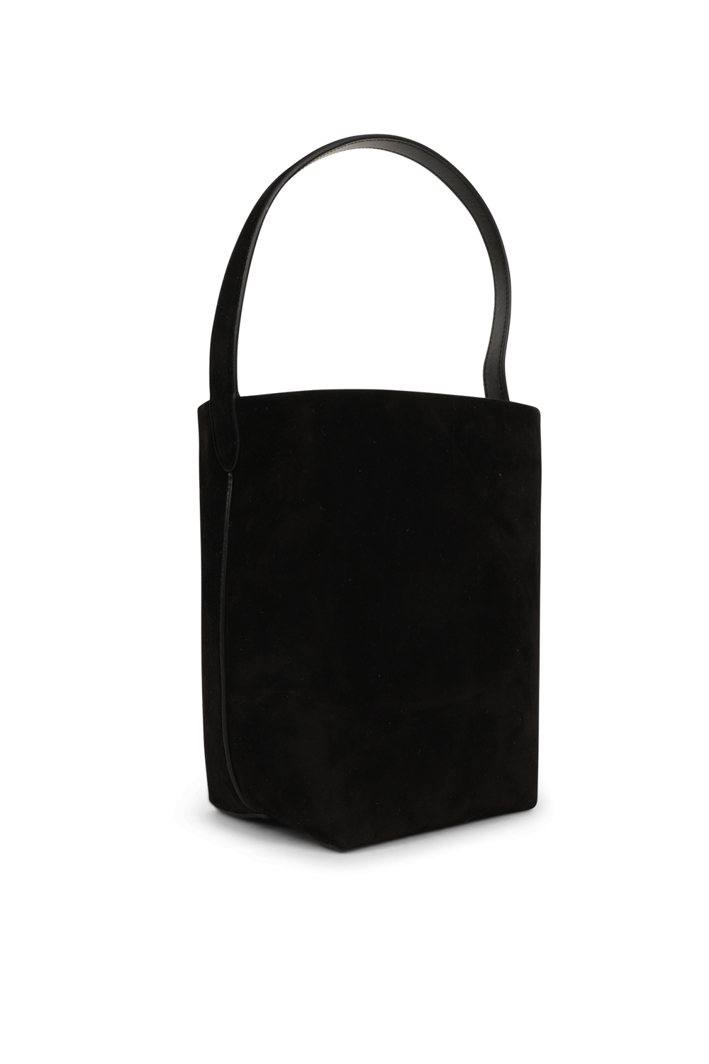 תמונה אחורית של תיק נשיאה מוארך שחור