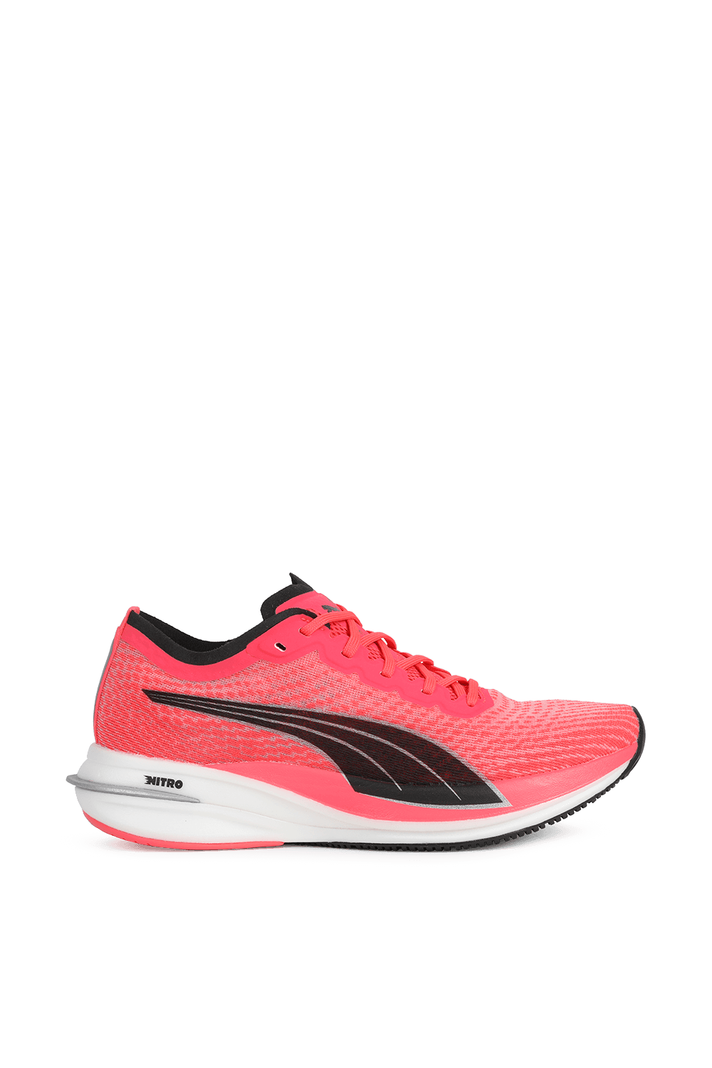 Deviate Nitro Running Shoes in Red and Black PUMA