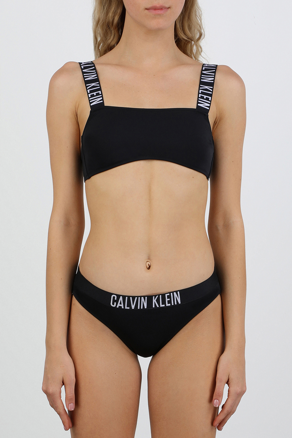 Intense Power - Bandeau Bikini Top in Black CALVIN KLEIN