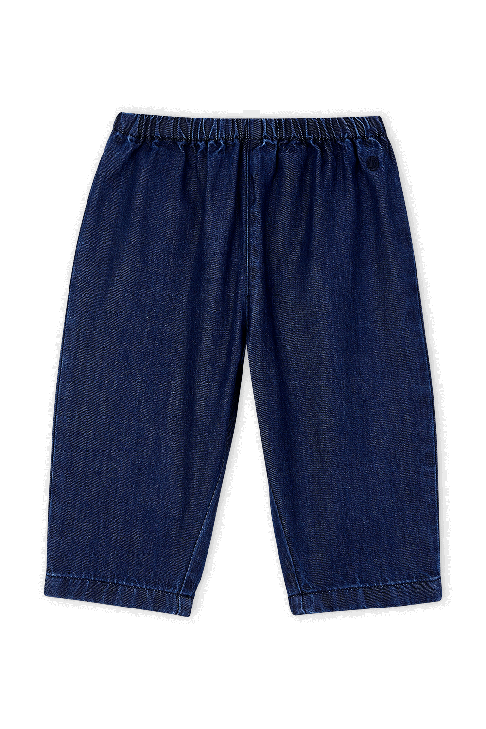 גילאי 18-36 חודשים מכנסיים בגוון כחול ג'ינס כהה PETIT BATEAU