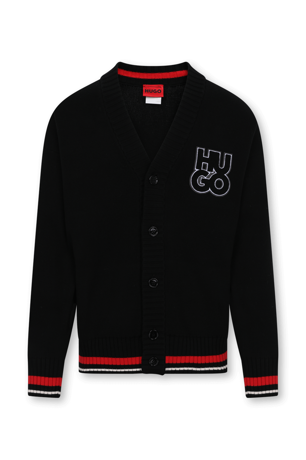 תמונה קידמית של קרדיגן אוברסייז מכותנה אורגנית