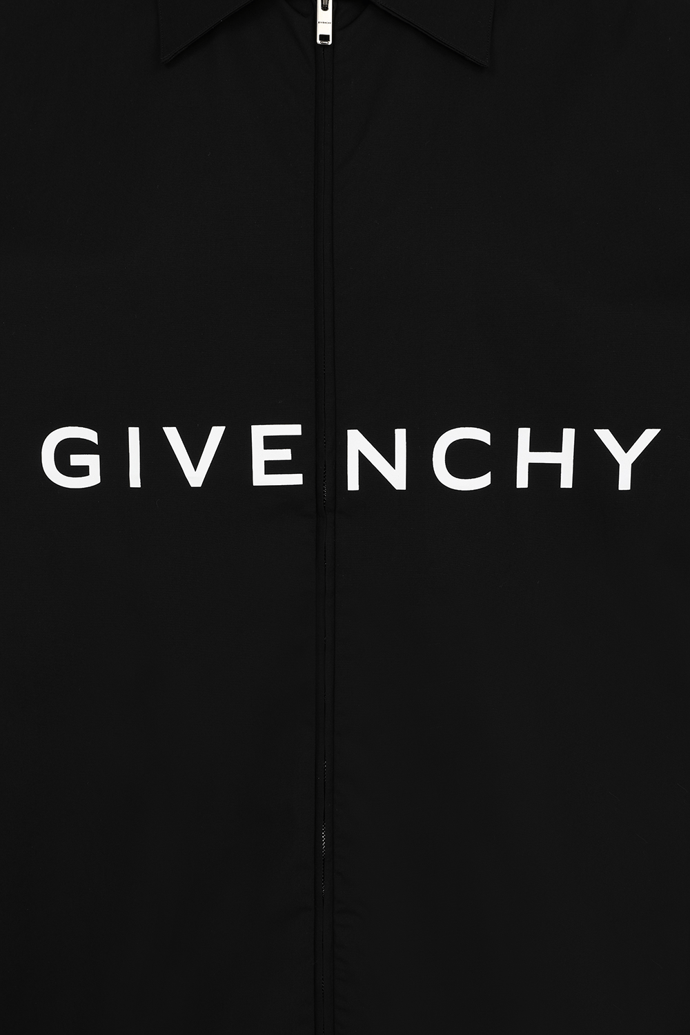 חולצת לוגו טי מרוכסנת מכותנה GIVENCHY