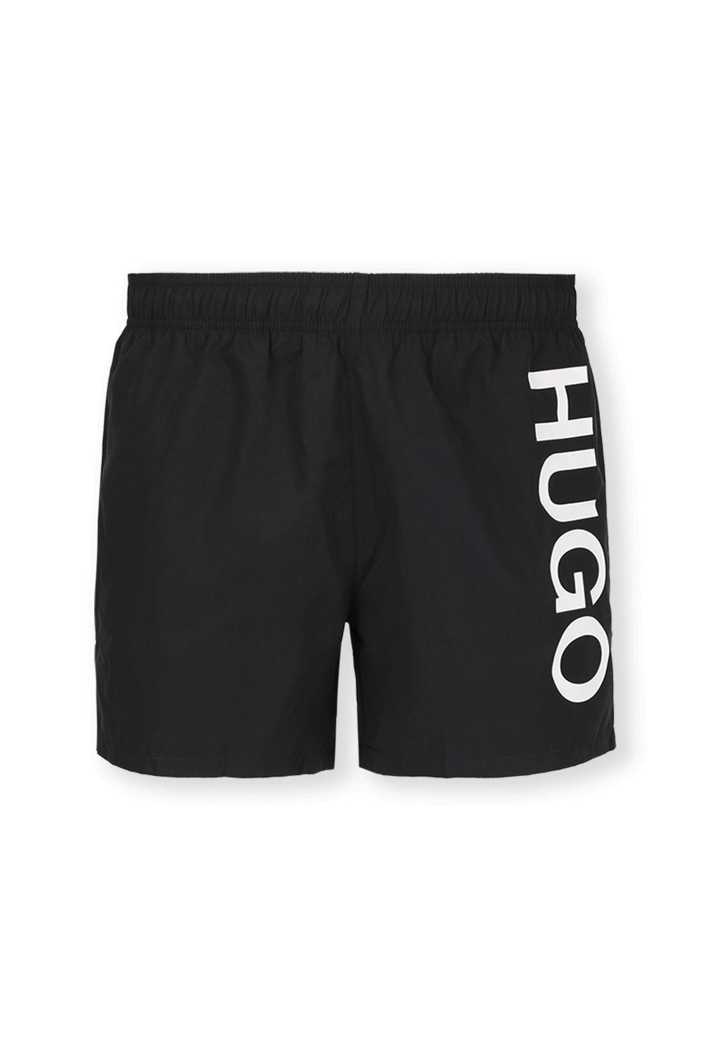 Logo Swim Shorts in Black HUGO