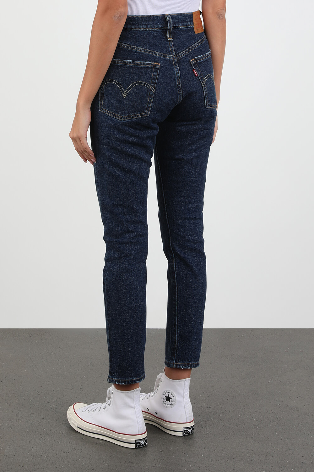501 Skinny Jeans in Dark Wash LEVI`S