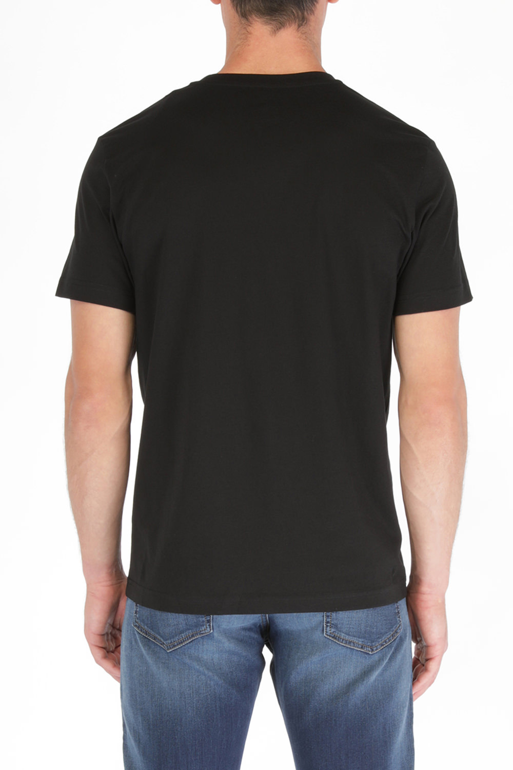 תמונת דוגמן אחורית של Brave Logo Tee in Black