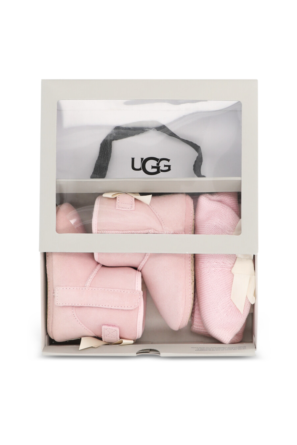 תמונה אחורית של מארז מגפוני מיני ביילי וכובע גרב - מידות 16-20