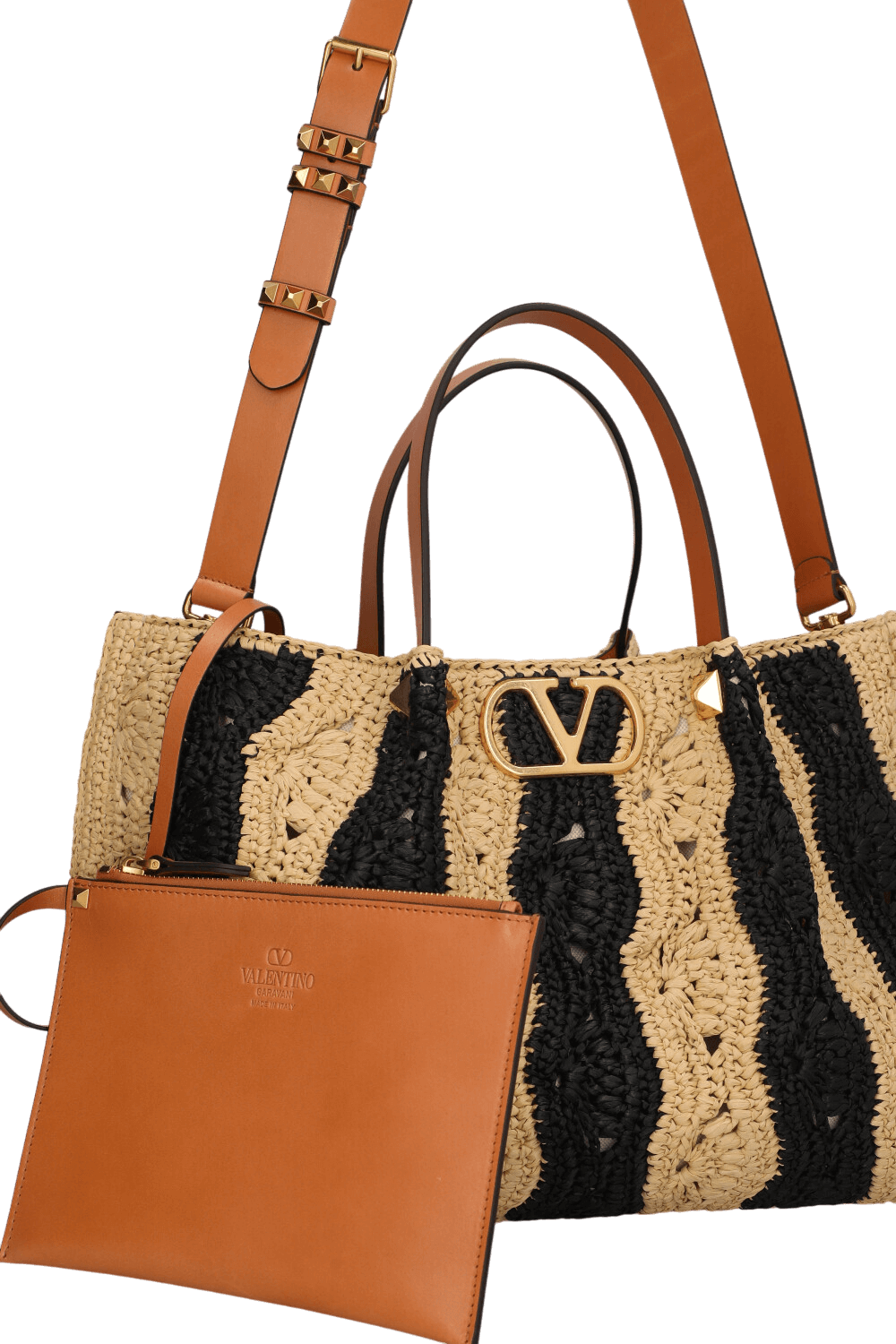 תמונת תקריב של תיק קש מדיום