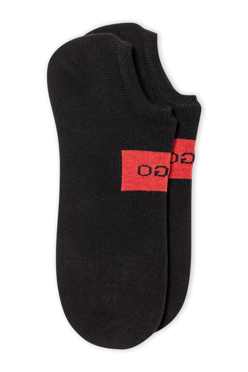 תמונה קידמית של Cotton Ankle Black Socks