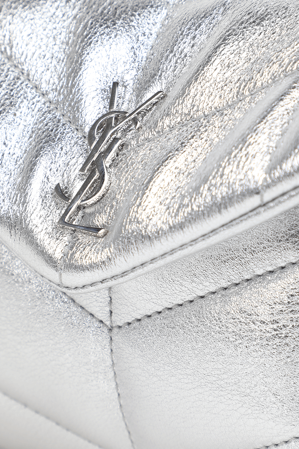 תיק פאוץ' פאפר בצבע כסף